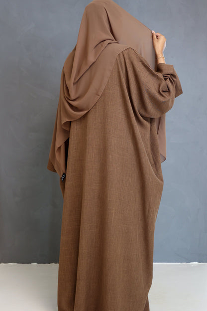 Shukulaato Open Abaya