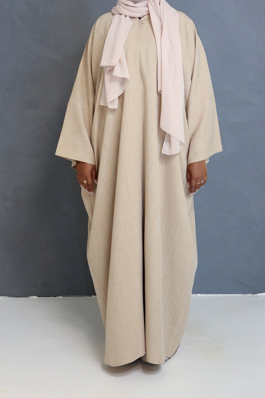 Oat Open Abaya